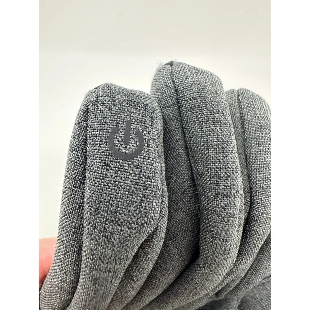 The North Face Touchscreen Gloves Heather Grey Black Mens Small